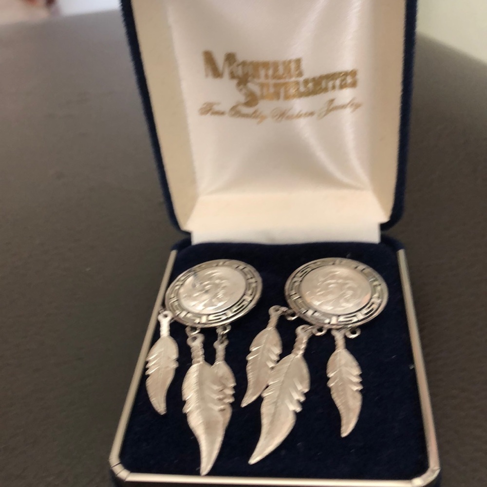 Montana silversmith conch earrings